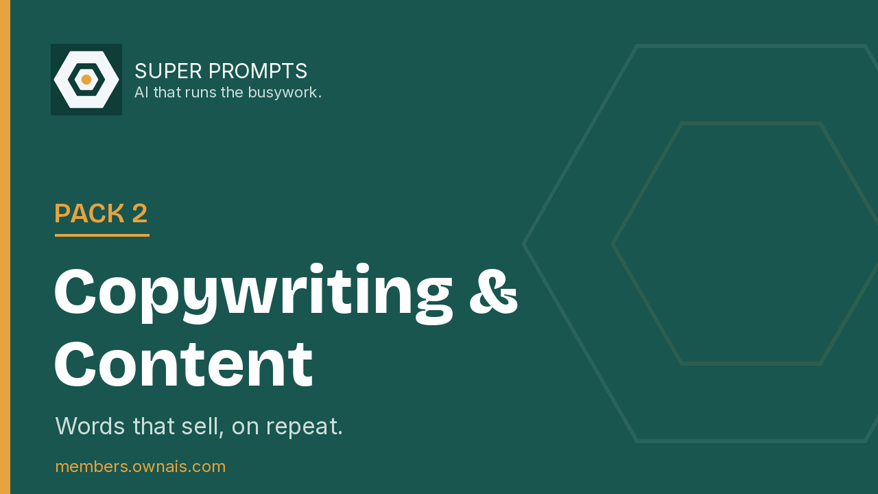 Pack 2: Copywriting & Content — cover