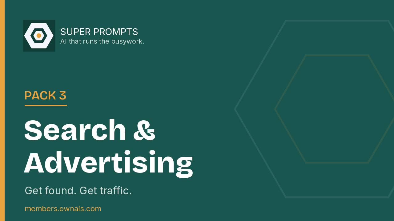 Pack 3: Search & Advertising — cover